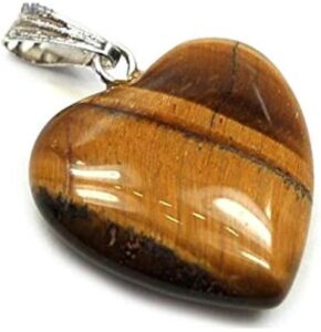 Tiger Eye Heart Pendent