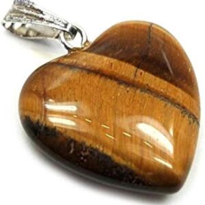 Tiger Eye Heart Pendent
